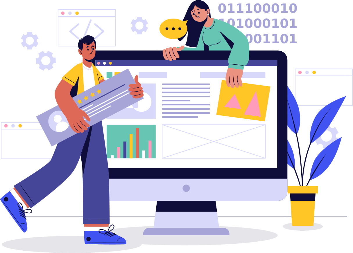Agile development process illustration