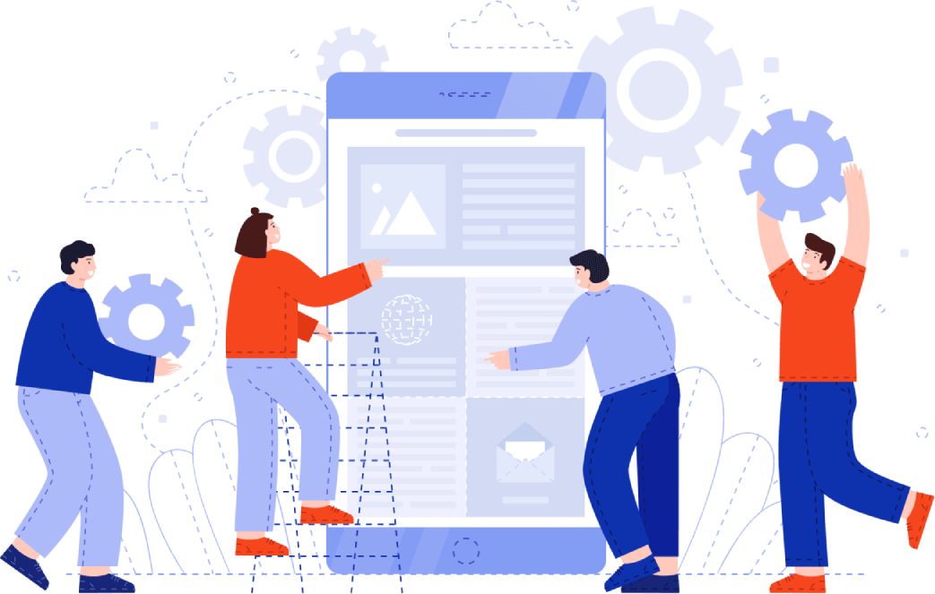 Our work process illustration